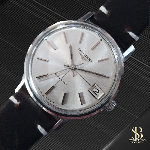 Vintage Longines 7570 2 Cross Hair Dial
