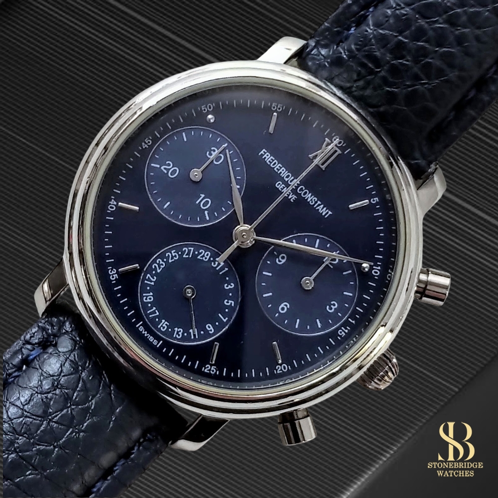 Frederique Constant Blue Chronograph FC290N36