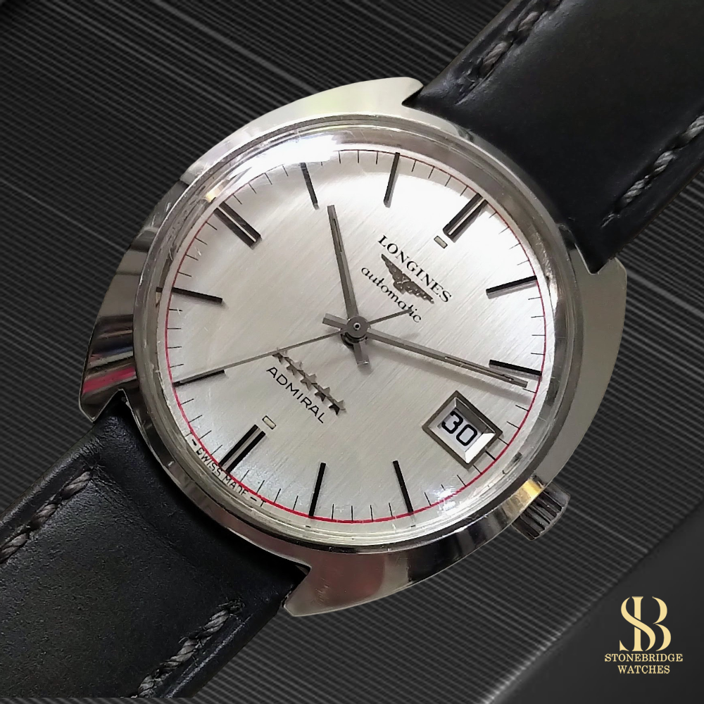 Vintage Longines Admiral Five Star Automatic 8342-1 ON RESERVE