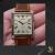 Vintage Seiko Tank 2220-3030 Champagne Linen Dial - view 9