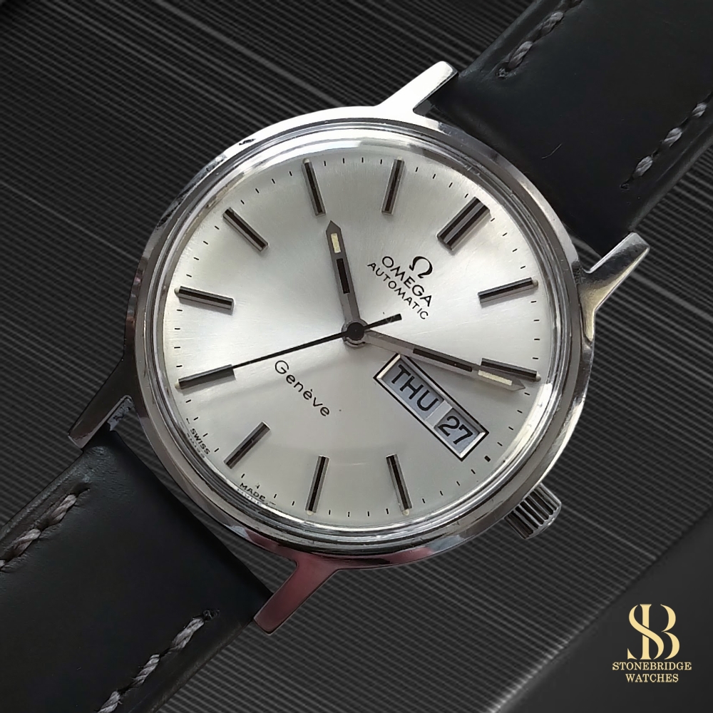 Vintage Omega Geneve Day Date 166.0117