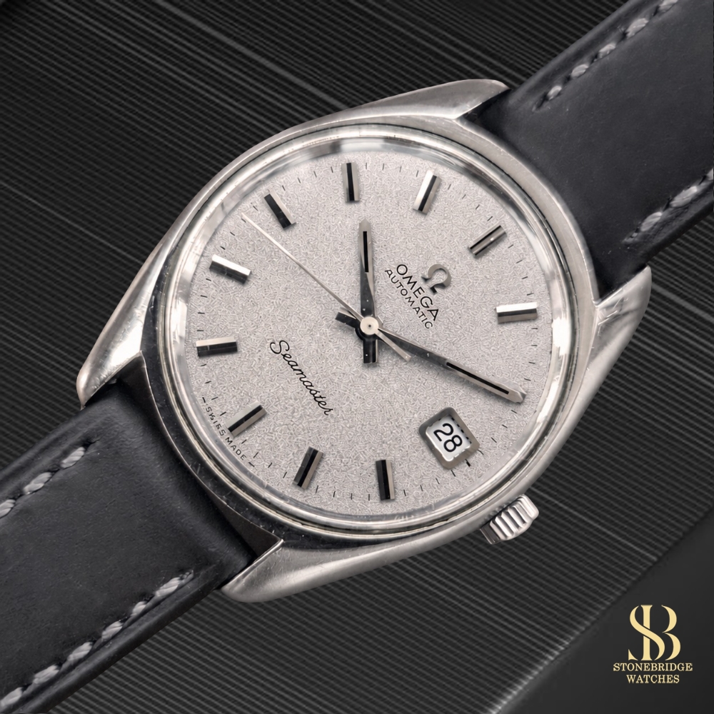 Vintage Omega Seamaster 166.067 - Silver Satin Dial