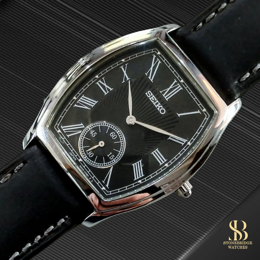 Seiko Tonneau 6G28-00A0 (Black Dial)