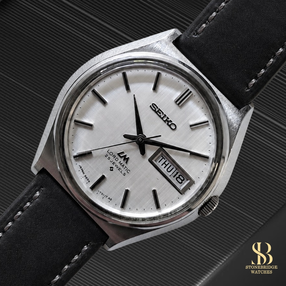Vintage 1973 Seiko Lord Matic 5606-7010 Automatic